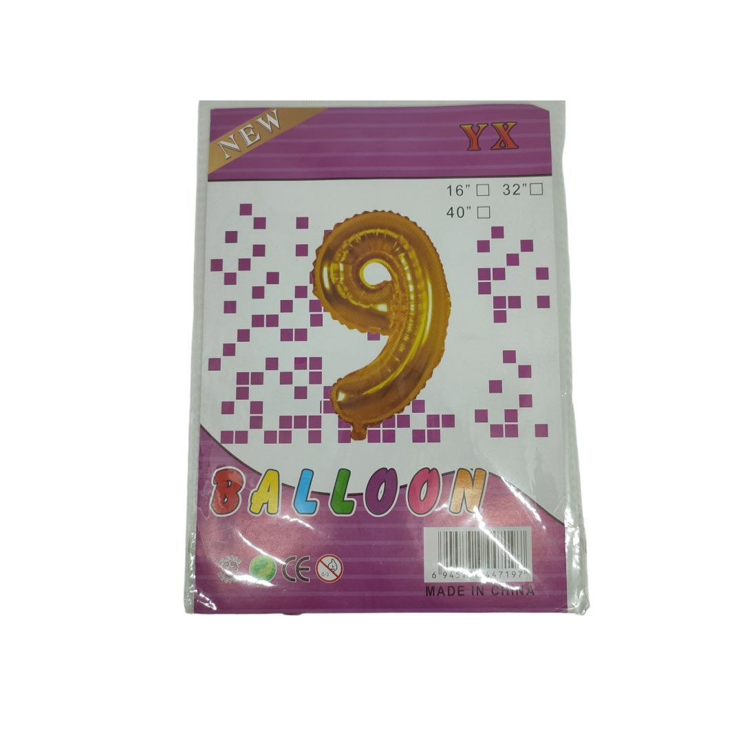 Μπαλόνι-Γενεθλίων-Balloon-45cm-Αριθμός-9-1