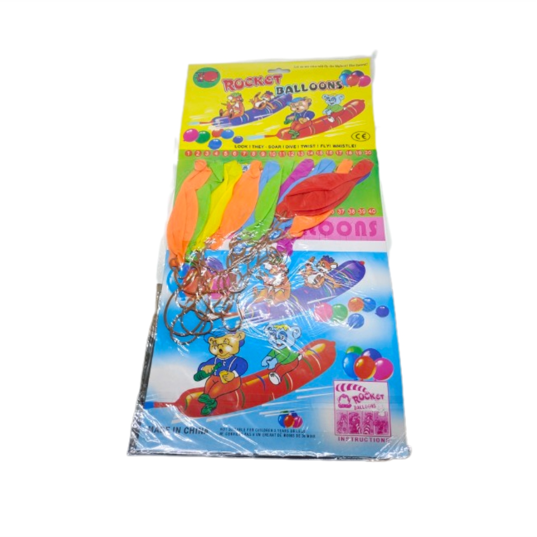 Μπαλόνια-Rocket-Balloons-10pcs-1