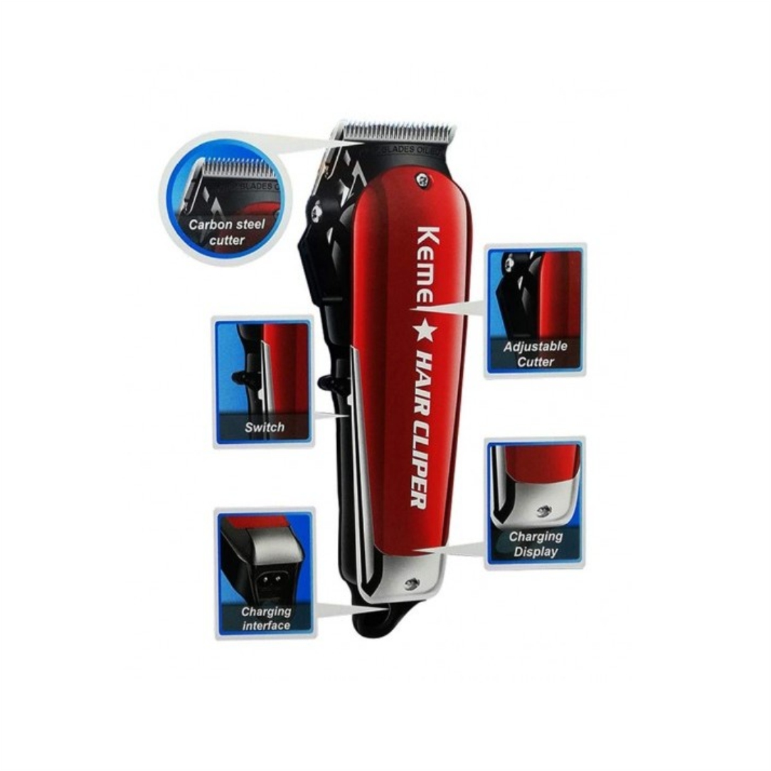 Επαγγελματική-Επαναφορτιζόμενη-Κουρευτική-Μηχανή-Kemei-KM-2609-3