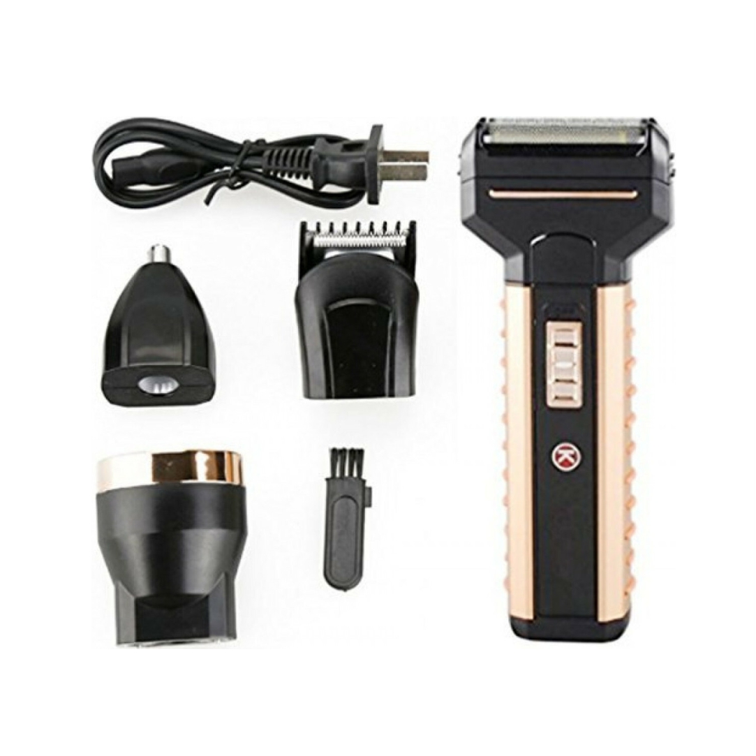 Σετ-Επαναφορτιζόμενης-Ξυριστικής-Μηχανής-Kemei-KM-T3-1