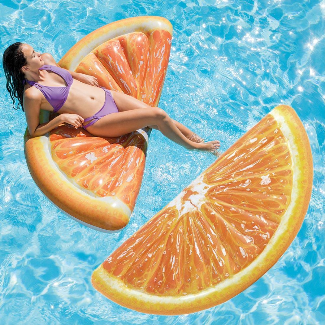 Φουσκωτό-Στρώμα-Θαλάσσης-Πορτοκάλι-Intex-Slice-58763EU-1