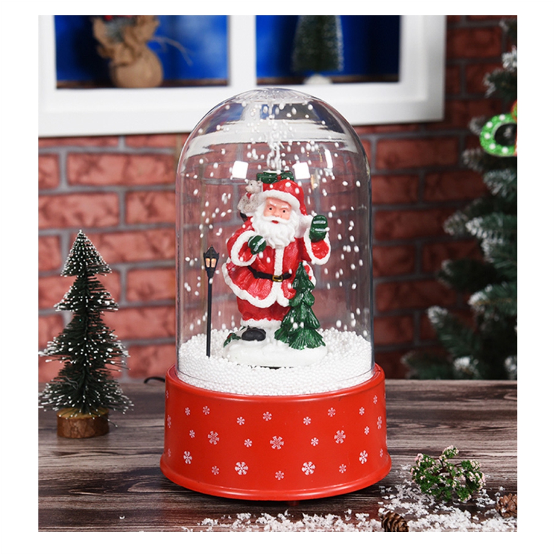 Χριστουγεννιάτικη-Κουρδιστή-Χιονόμπαλα-με-Μουσική-1