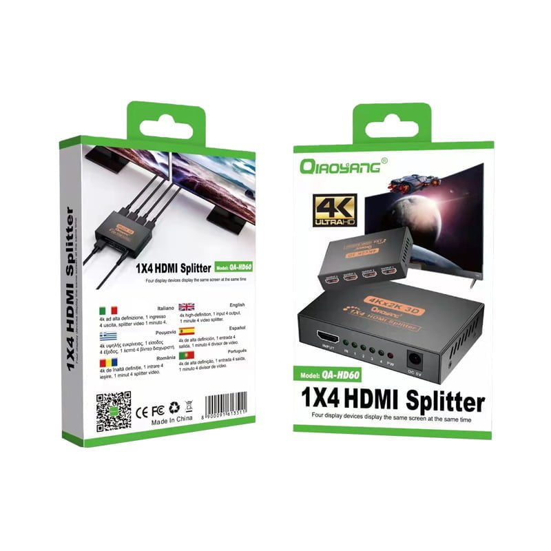 HDMI-splitter-1x4-Διαχωριστής-σήματος-από-1-είσοδο-σε-4-εξόδους-QA-HD60