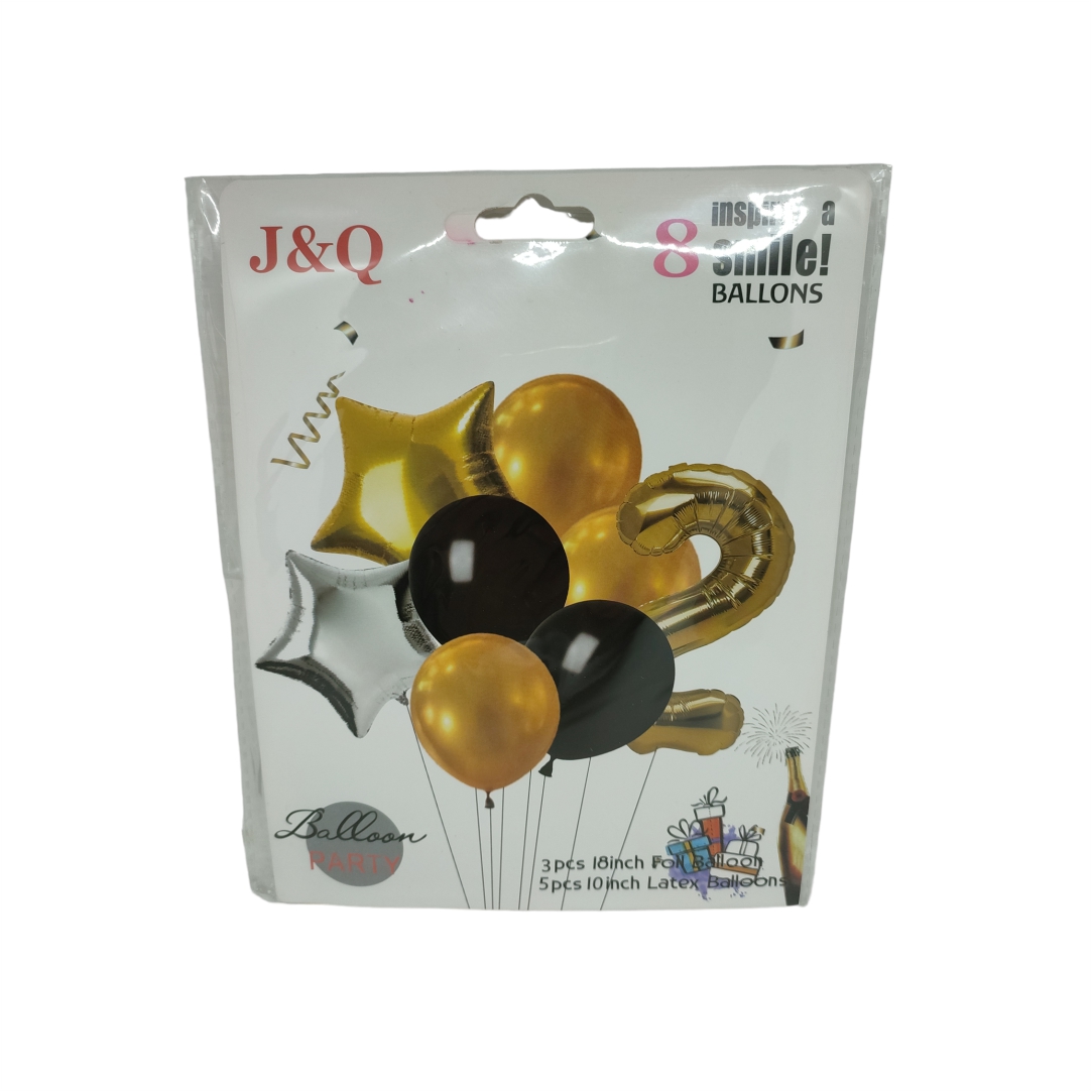 Μπαλόνια-Γενεθλίων-8τμχ-Balloon-Rarty-No.2-1