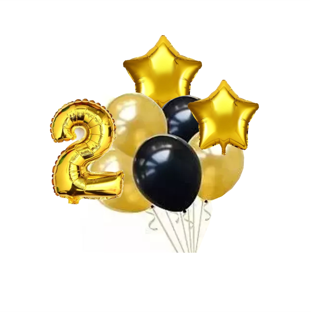 Μπαλόνια-Γενεθλίων-8τμχ-Balloon-Rarty-No.2