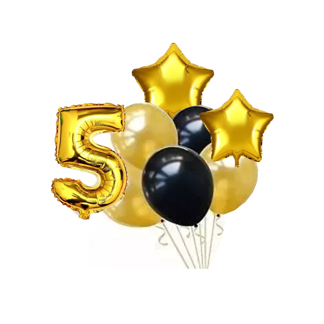 Μπαλόνια-Γενεθλίων-8τμχ-Balloon-Rarty-No.5