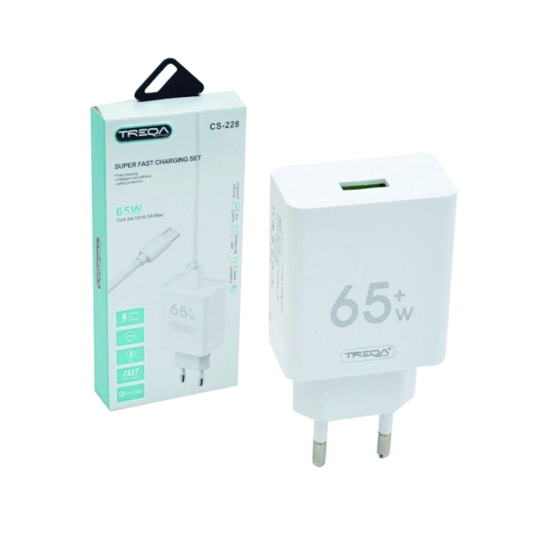 Φορτιστής-USB-to-Type-C-TREQA-CS-228-1