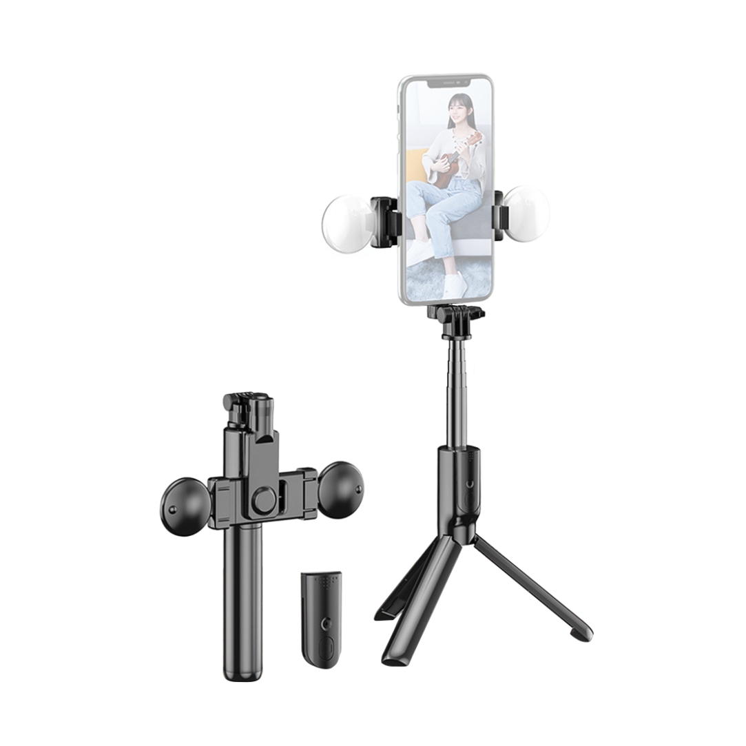 Selfie-Stick-R9-με-Τρίποδο-και-Led-1